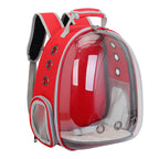 Solid color transparent pet bag cat bag out portable bag pet backpack pet space capsule wholesale cat supplies
