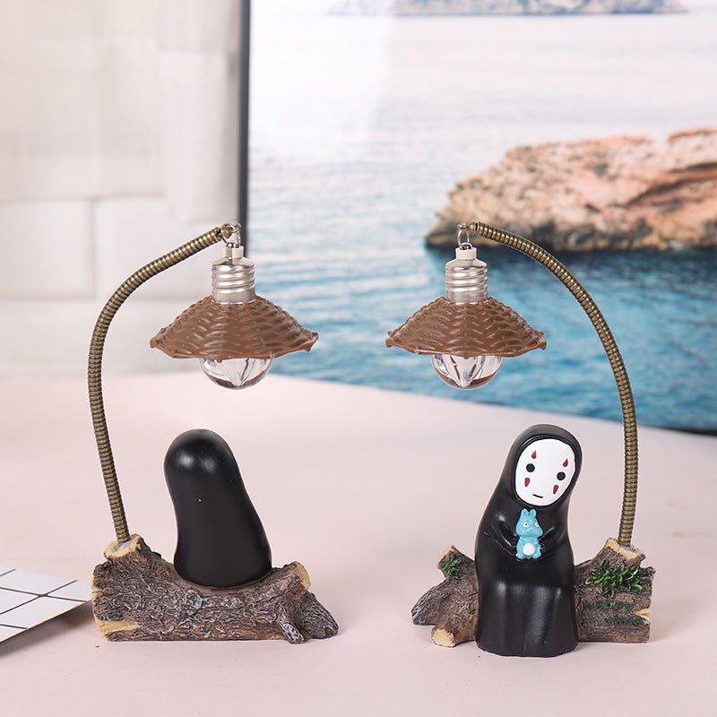 Creative Japanese-style cartoon animation night light gift gifts for students resin crafts cross-border exclusive products