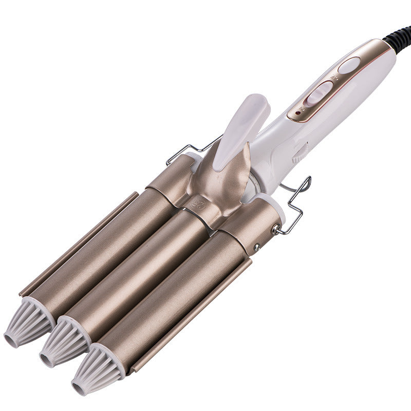 Arrow King H-Egg Roll Stick Instant Noodles Ceramic Curling Stick Three Sticks Small Curler Water Corrugated Three Tube Electric Curling Stick