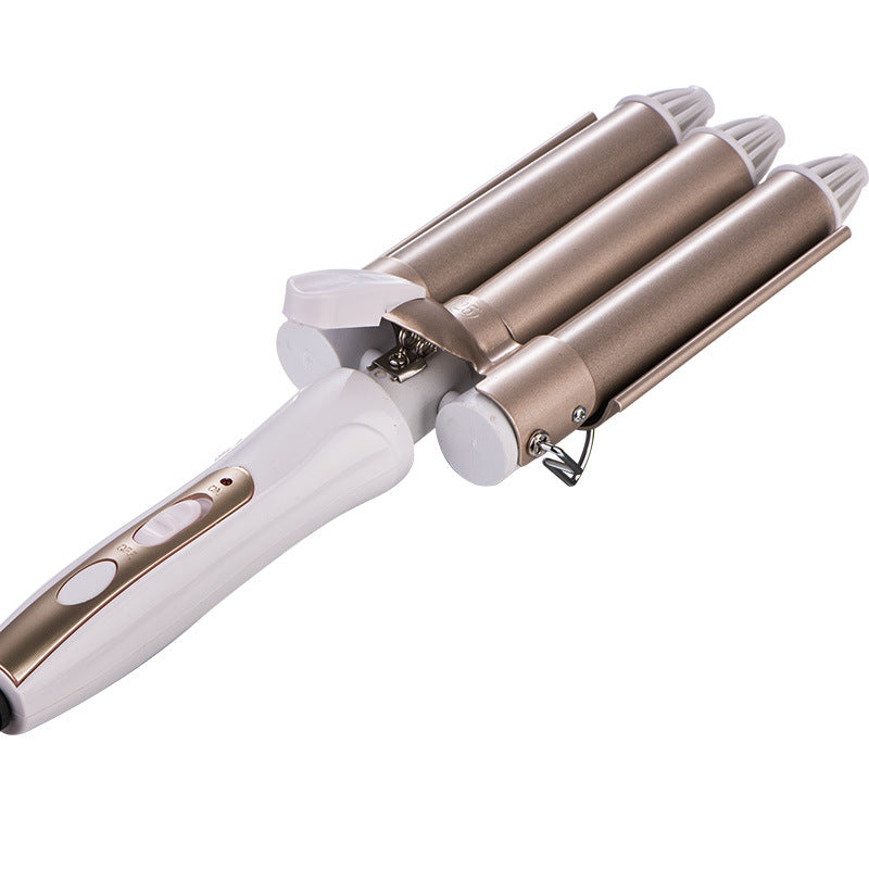 Arrow King H-Egg Roll Stick Instant Noodles Ceramic Curling Stick Three Sticks Small Curler Water Corrugated Three Tube Electric Curling Stick