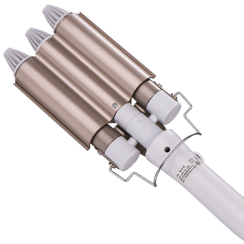 Arrow King H-Egg Roll Stick Instant Noodles Ceramic Curling Stick Three Sticks Small Curler Water Corrugated Three Tube Electric Curling Stick