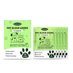 YEGBONG Pet Cleaning Gloves - No Washing Required, Cleansing Gloves for Cats and Dogs to Remove Dirt and Odors Without Bathing