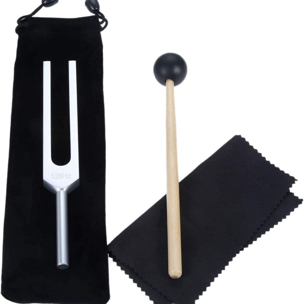 128 nerve tuning fork ear tuning fork for treatment of sound wave slider (with velvet cover hammer accessories)