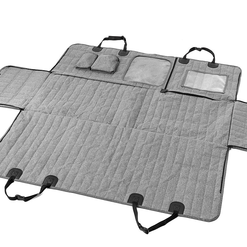 Detachable car pet mat waterproof car pet mat car rear anti-scratch pet mat pet supplies