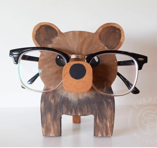 Wooden animal glasses stand storage ornaments glasses display stand animal glasses stand holde