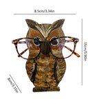 Wooden animal glasses stand storage ornaments glasses display stand animal glasses stand holde