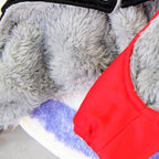 Pet dog clothes pet four-legged reflective cotton coat pet clothing autumn and winter new 23 sports four-legged cotton coat
