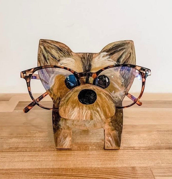 Wooden animal glasses stand storage ornaments glasses display stand animal glasses stand holde