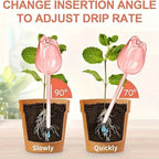 Plastic tulip watering device, drip irrigation for home use, automatic watering for potted plants, gardening tools
