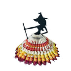 Witch Napkin Holder wooden Halloween witch napkin holder kitchen restaurant decoration ornaments
