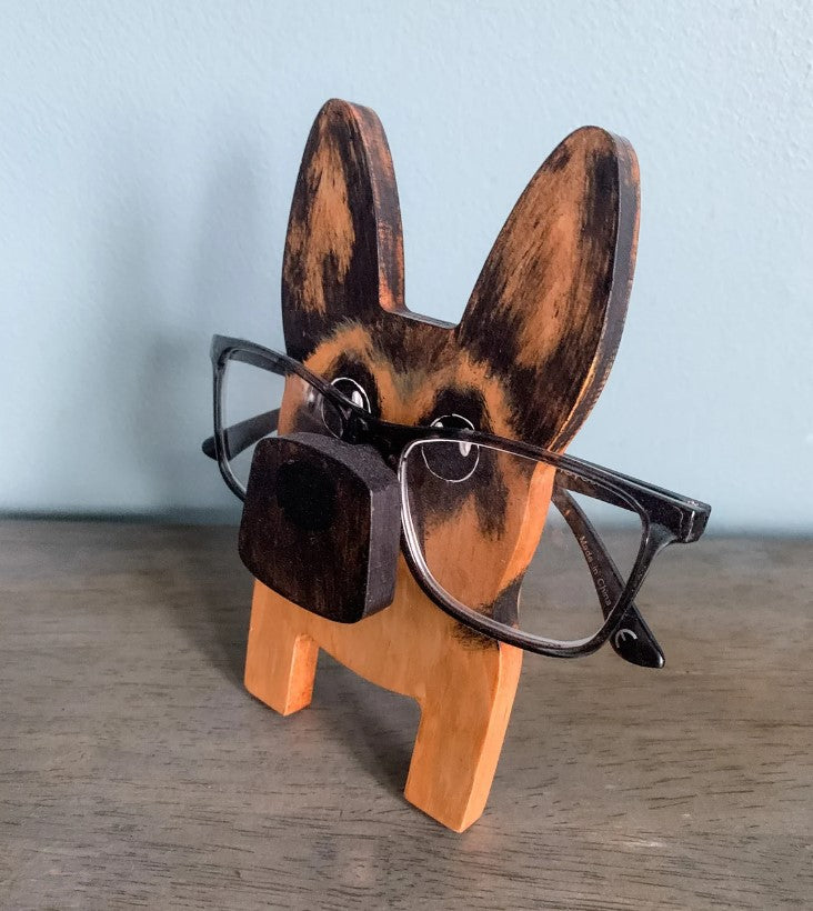 Wooden animal glasses stand storage ornaments glasses display stand animal glasses stand holde