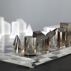 Light luxury study sample room living room decoration frosted crystal chessboard decoration modern home chess decoration
