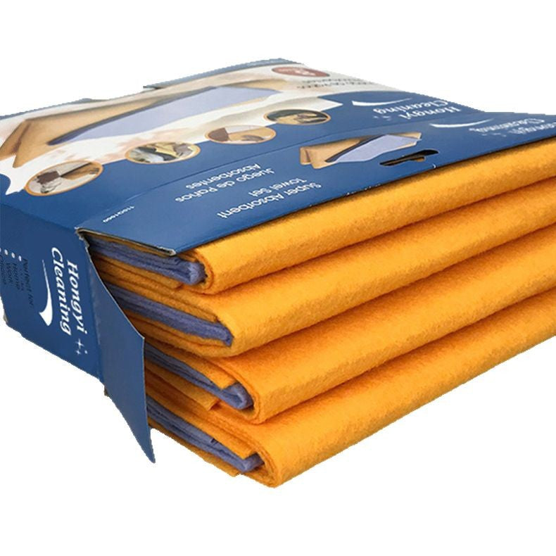 TV new color box absorbent rag multifunctional cleaning rag non-woven scouring pad kitchen dishwashing rag