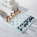 Modern Light Luxury Crystal Chess Decoration Model Room Designer Creative Home Chessboard Soft Decoration