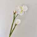 3-headed Alice Iris artificial flowers, oil painting style, home decoration, hotel soft furnishing, flower arrangement, photo props