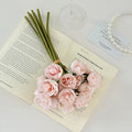 27-head artificial rose and peony bouquet, wedding bouquet, home decoration, photography props