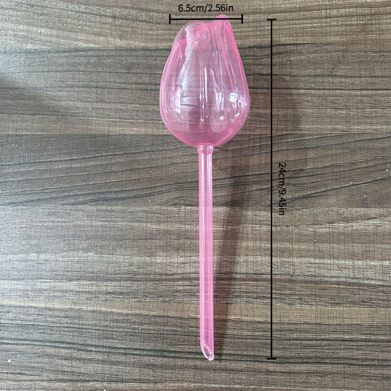 Plastic tulip watering device, drip irrigation for home use, automatic watering for potted plants, gardening tools