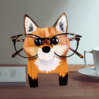 Wooden animal glasses stand storage ornaments glasses display stand animal glasses stand holde