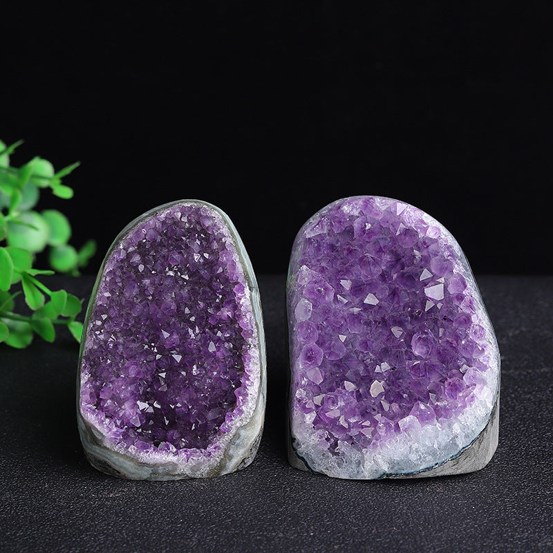 Cross-border trade goods: Uruguayan amethyst cluster ornament, amethyst town, home decoration, ready stock wholesale.