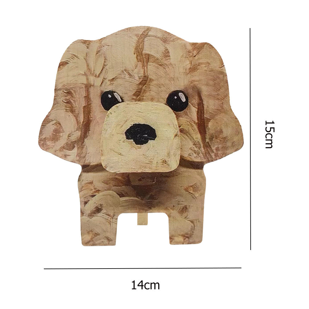 Wooden animal glasses stand storage ornaments glasses display stand animal glasses stand holde