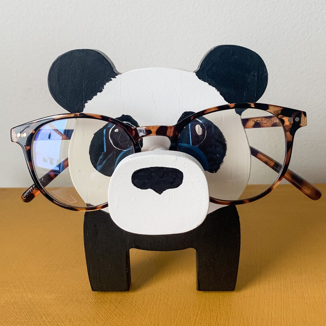Wooden animal glasses stand storage ornaments glasses display stand animal glasses stand holde