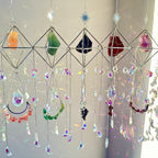 crystal sun catcher diamond sun catcher hanging decoration living room balcony wind chime ornaments