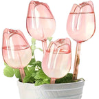 Plastic tulip watering device, drip irrigation for home use, automatic watering for potted plants, gardening tools