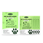 YEGBONG Pet Cleaning Gloves - No Washing Required, Cleansing Gloves for Cats and Dogs to Remove Dirt and Odors Without Bathing