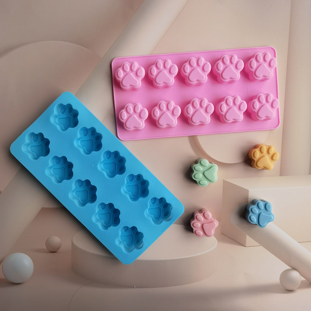 Silicone 10 Cat Claws 174 Chocolate Baking Pastry Biscuit Muffin Cake Mold Dessert Kitchen Tools