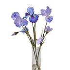 3-headed Alice Iris artificial flowers, oil painting style, home decoration, hotel soft furnishing, flower arrangement, photo props