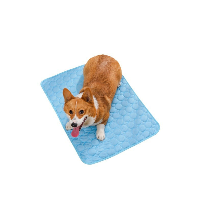 Amazon hot selling summer pet mat pet ice mat dog house dog mat pet ice silk mat cat cooling mat pet supplies