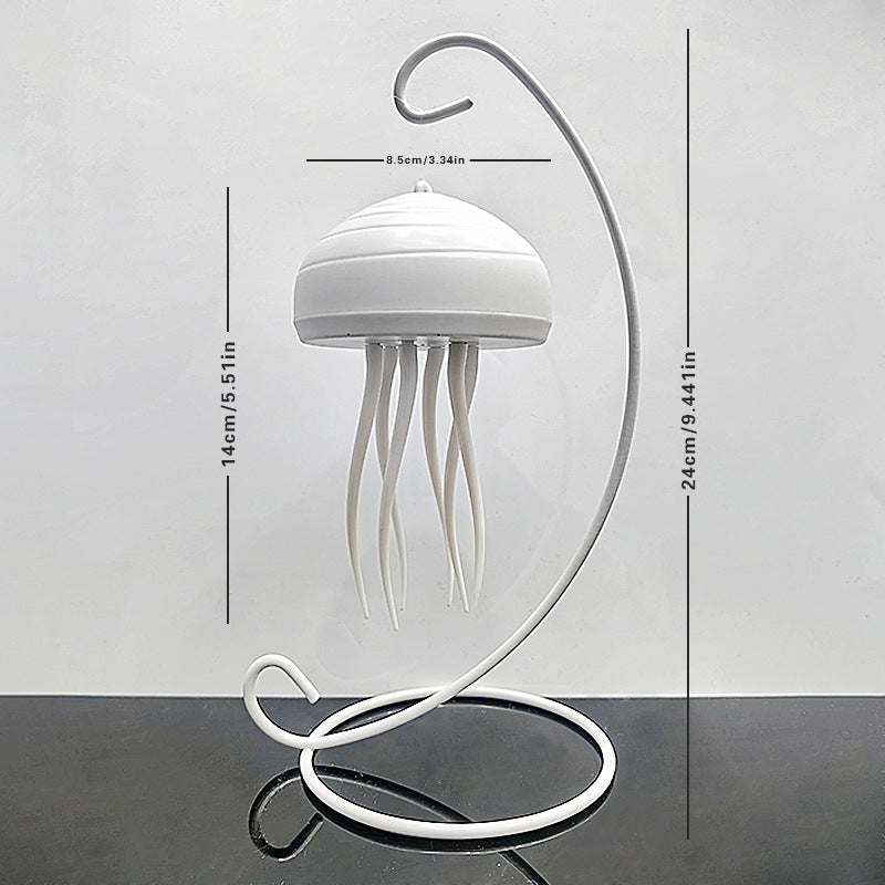 Floating Dynamic Jellyfish Night Light Creative Home Lighting Decoration Valentine's Day Romantic Atmosphere Light Decoration Crafts
