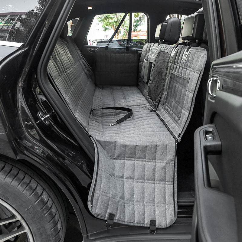 Detachable car pet mat waterproof car pet mat car rear anti-scratch pet mat pet supplies
