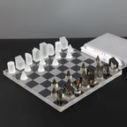 Light luxury study sample room living room decoration frosted crystal chessboard decoration modern home chess decoration