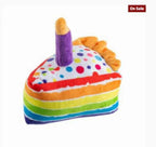 Pet Supplies Pet Plush Toys Dog Birthday Gift Toys Pet Birthday Cake Plush Toys