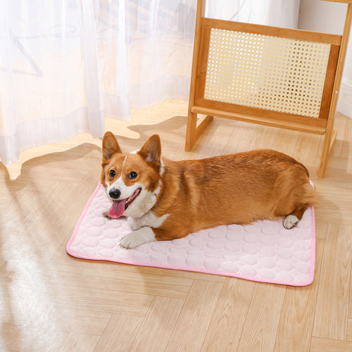 Amazon hot selling summer pet mat pet ice mat dog house dog mat pet ice silk mat cat cooling mat pet supplies