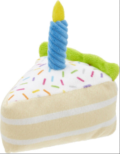 Pet Supplies Pet Plush Toys Dog Birthday Gift Toys Pet Birthday Cake Plush Toys