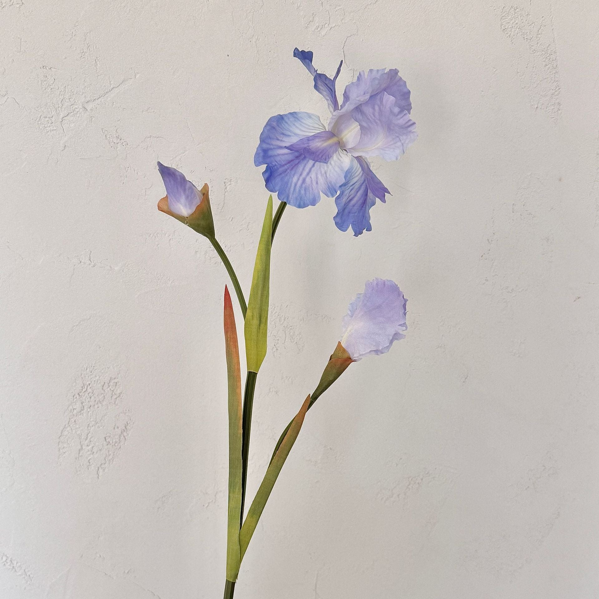 3-headed Alice Iris artificial flowers, oil painting style, home decoration, hotel soft furnishing, flower arrangement, photo props