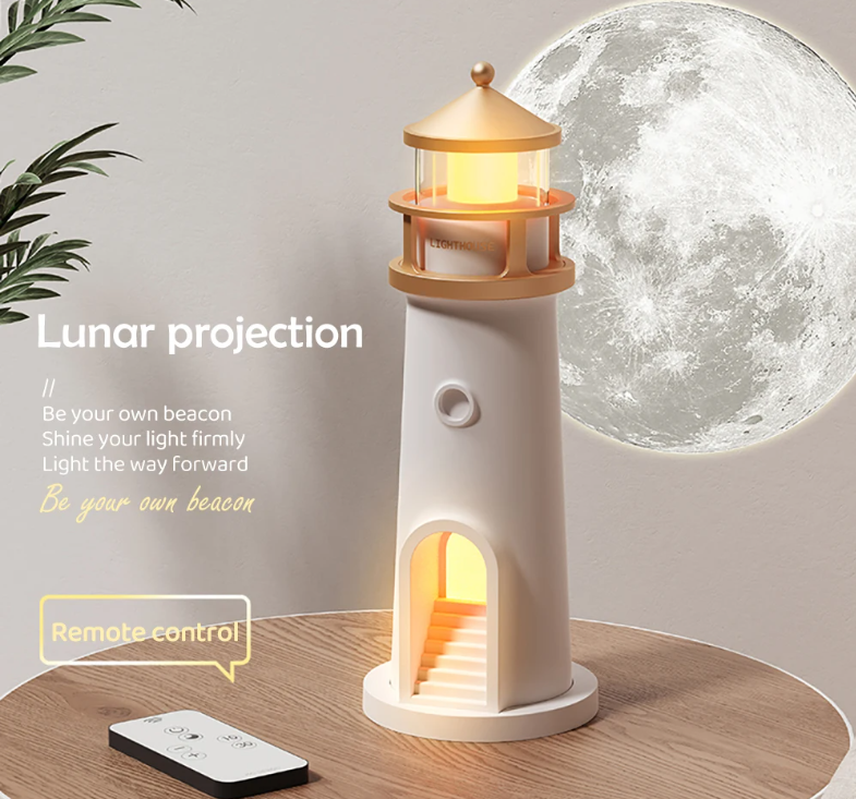 Moon Projection Lamp Lighthouse