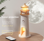 Moon Projection Lamp Lighthouse